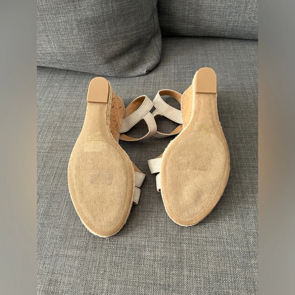 Dolce Vita DV8 Pierra strappy wedge in gray size 8